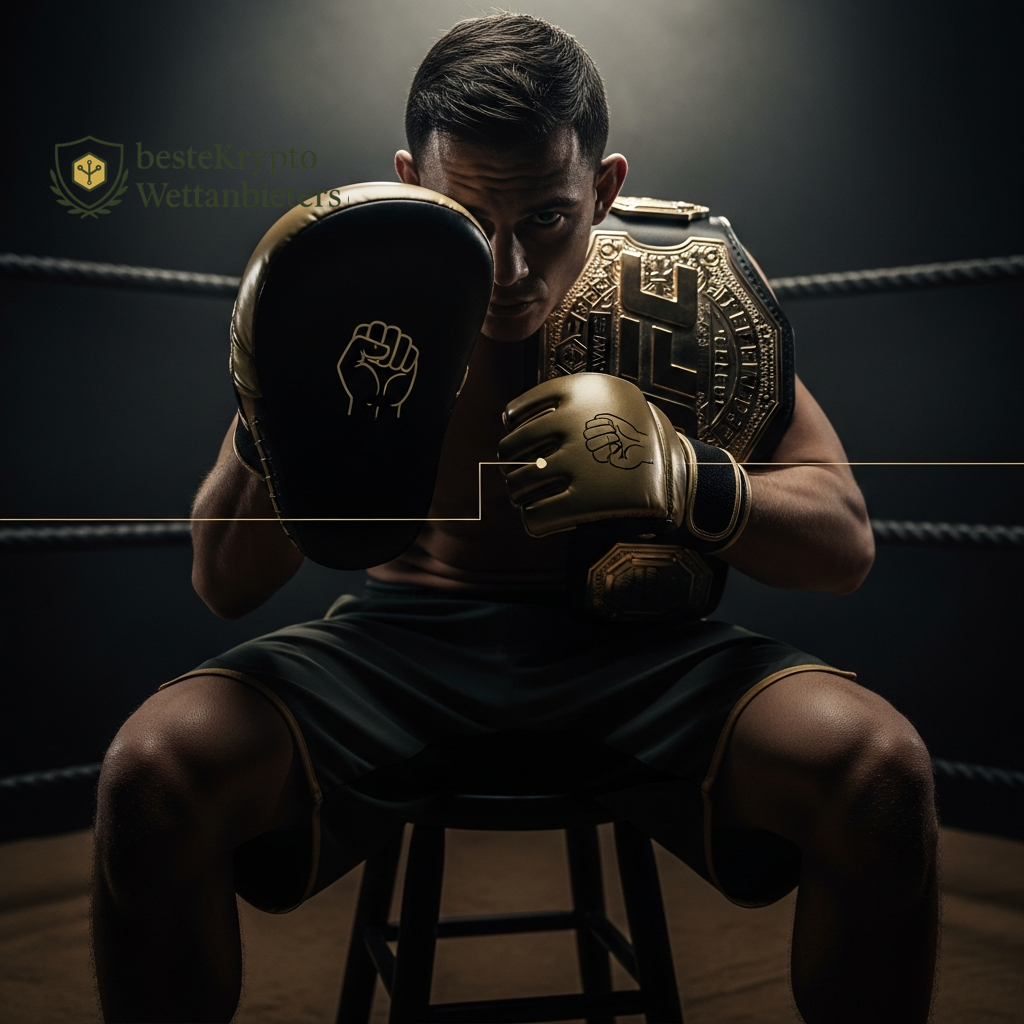 Ein konzentrierter Kampfsportler in einem Boxring, der die taktische Disziplin und Kampfstärke der schwedischen Mannschaft vor dem Duell mit den Niederlanden darstellt.